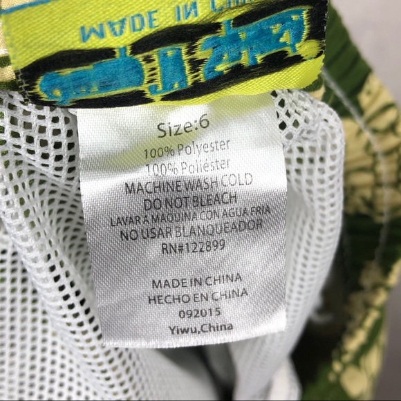 Jump N splash kids green turtle swim trunks - Picture 4 of 4